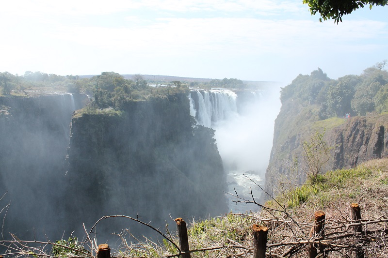 Victoria Falls zo strany Zimbabwe