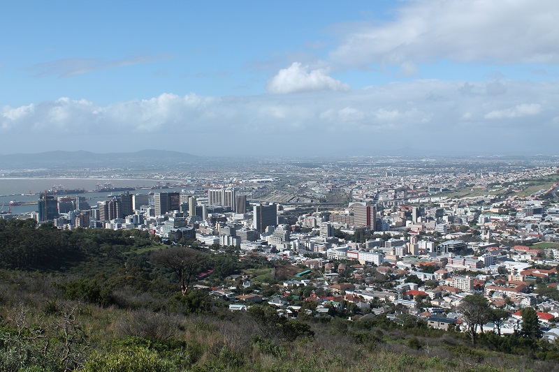 Výhľad na centrum Kapského mesta