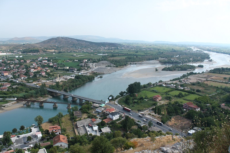 Výhľad na rieku Drin
