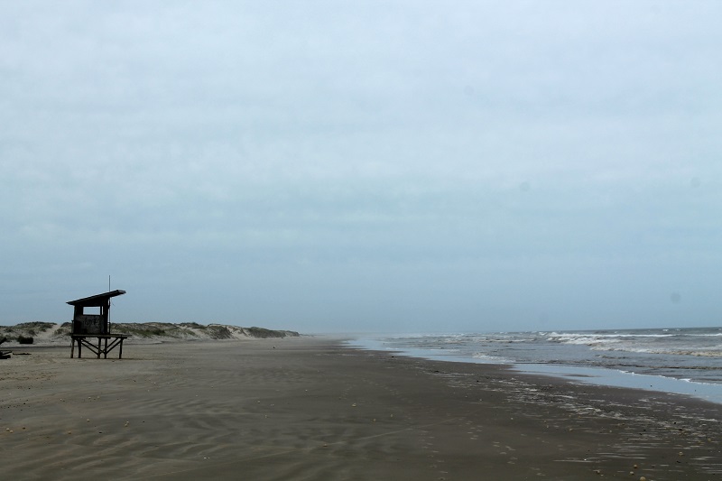 Opustené pláže v Aguas Dulces, na severe Uruguaja