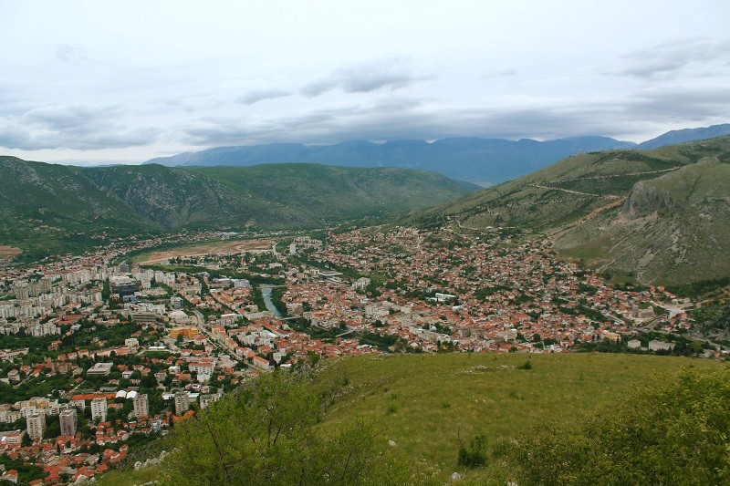 Výhľad na mesto od kríža