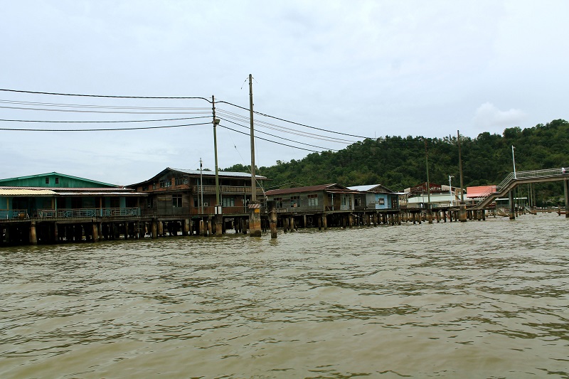 Plávajúce dedinky v Bruneji