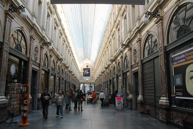 Nákupná pasáž Galeries Royales Saint-Hubert