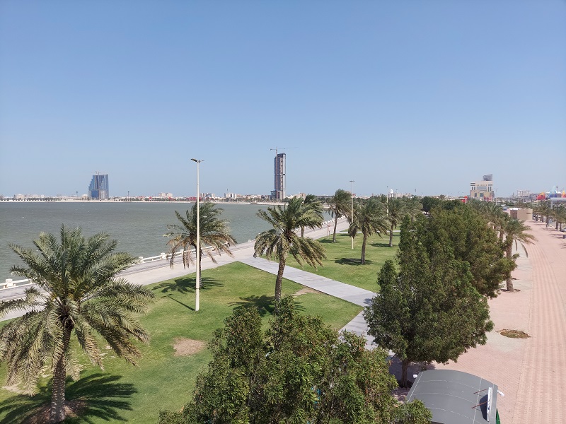 Výhľad na Dammam Corniche