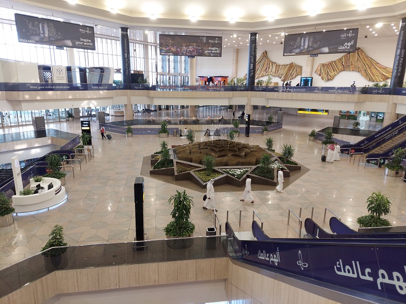 Letisko v Dammame vyzerá celkom moderne
