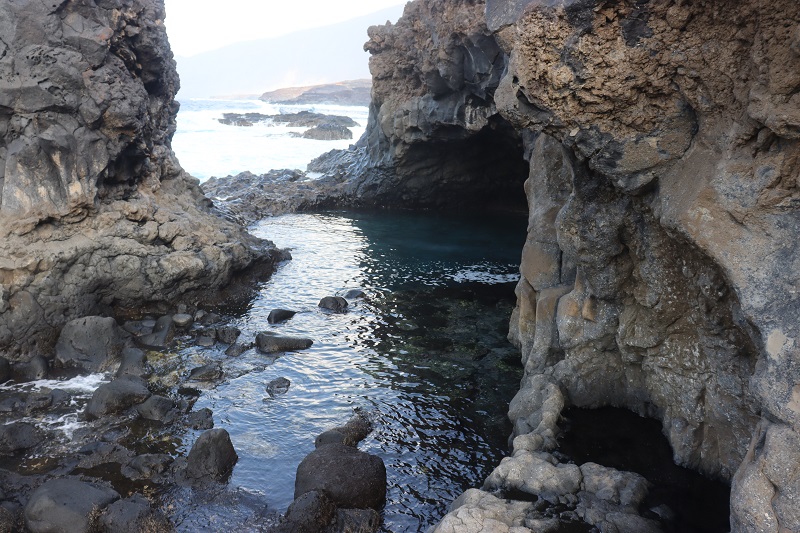 Bazénik Charco Azul v jaskyni