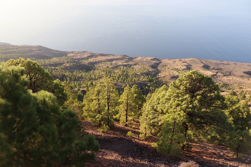 Pohľad z vyhliadky El Julan na juh ostrova