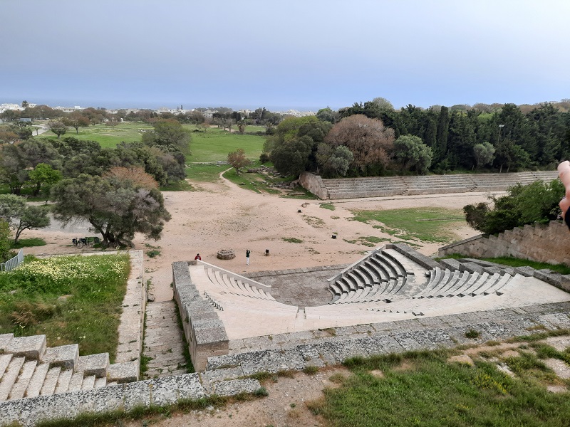 Amfiteáter v Akropole v Rodose