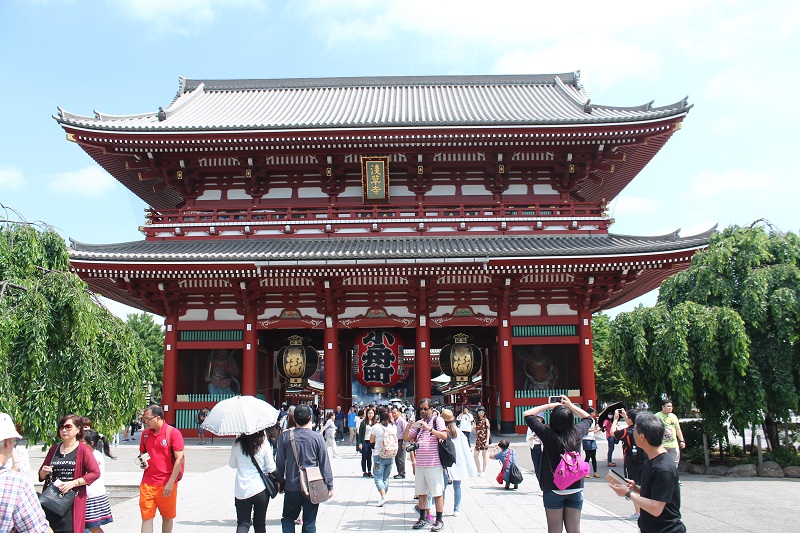 Brána ku Senso-ji Temple