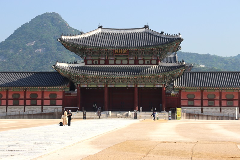 Palác Gyeongbokgung v Soule