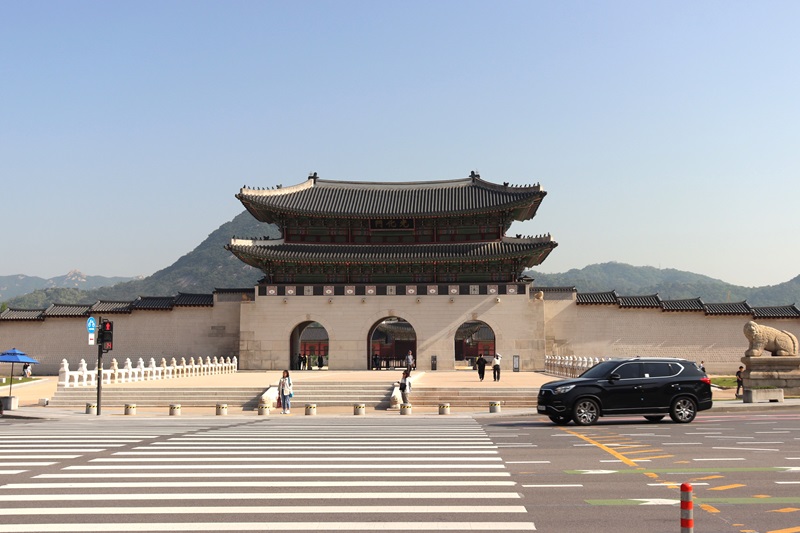 Vstup do paláca Gyeongbokgung