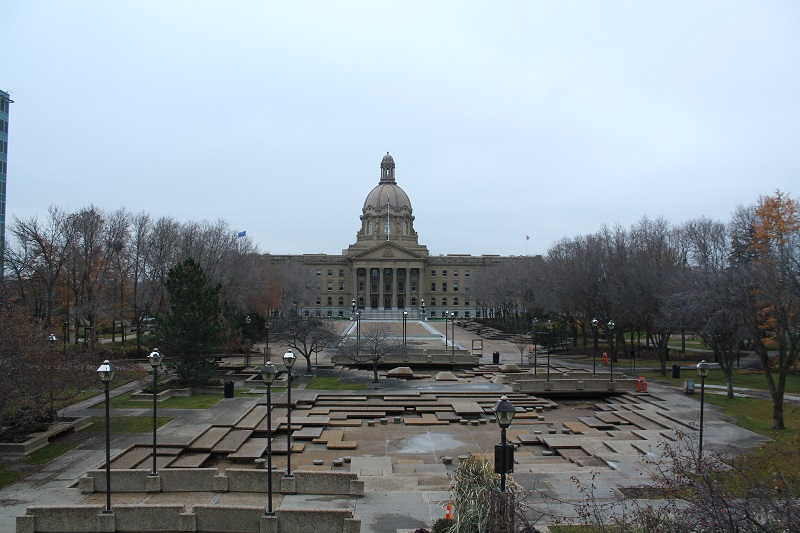 Historická budova Alberta Legislature Building