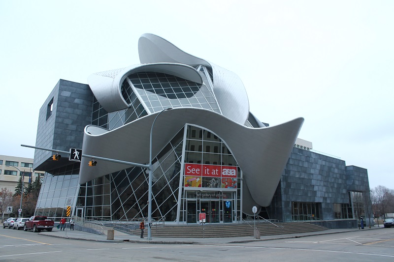 Zaujímavá budova Art Gallery of Alberta