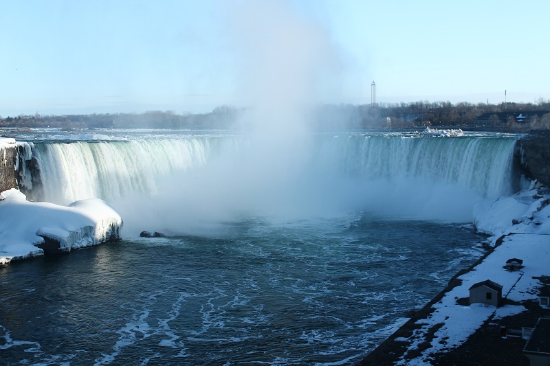 Horseshoe Falls v plnej kráse