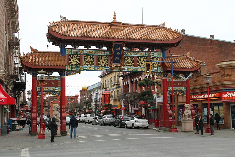 Vstupná brána do čínskej štvrti mesta