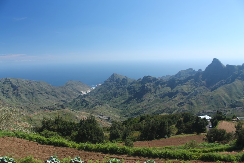 Členité pobrežie na severe Tenerife