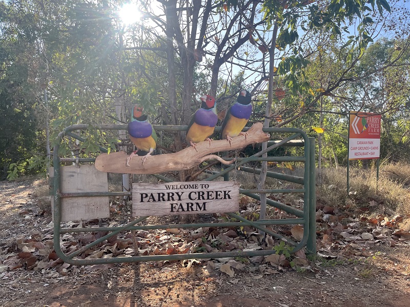 Vstup na farmu Parry Creek