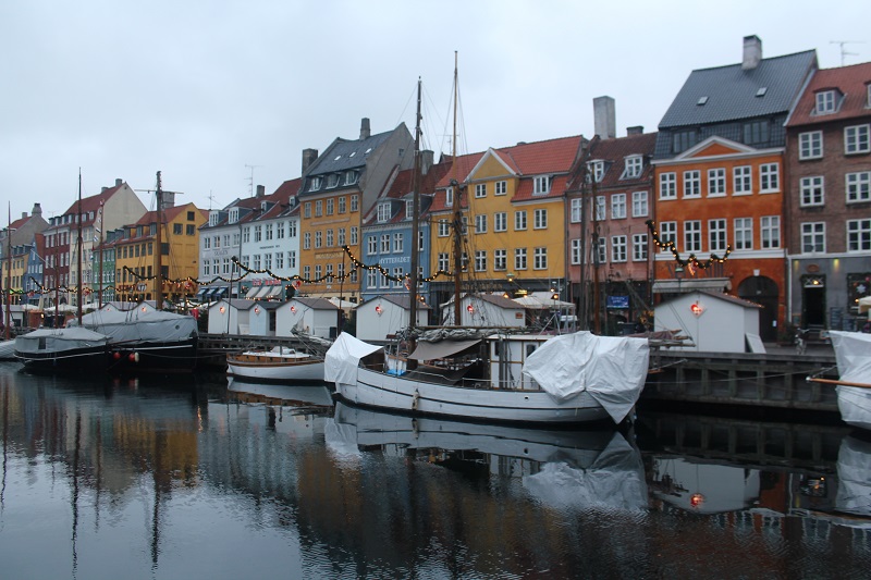 Farebné domčeky v Nyhavn