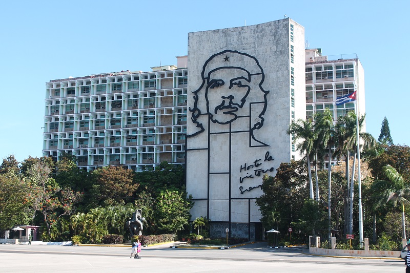 Obrovský portrét Che Guevaru