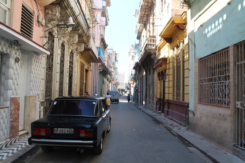 Typická Havanská ulička