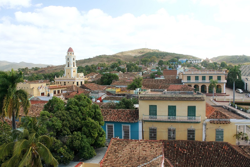 Výhľad na Trinidad z Palacio Cantero