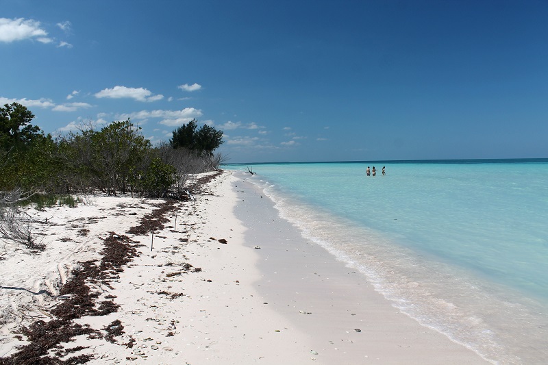 Pláže na Cayo Jutías