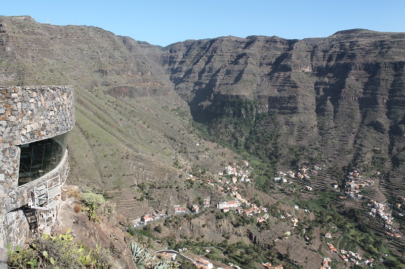 Vyhliadka nad mestečkom Valle Gran Rey