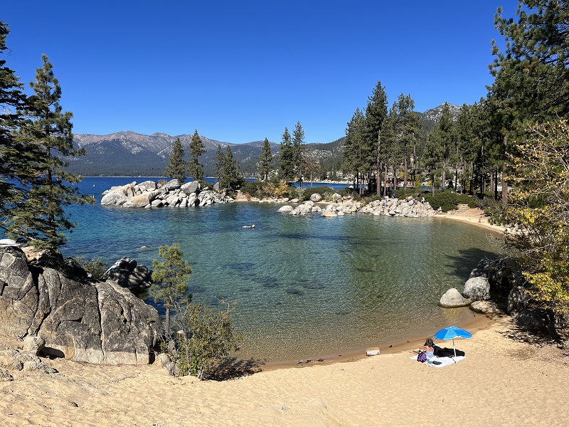 V Sand Harbor nájdete veľmi pekné zátoky