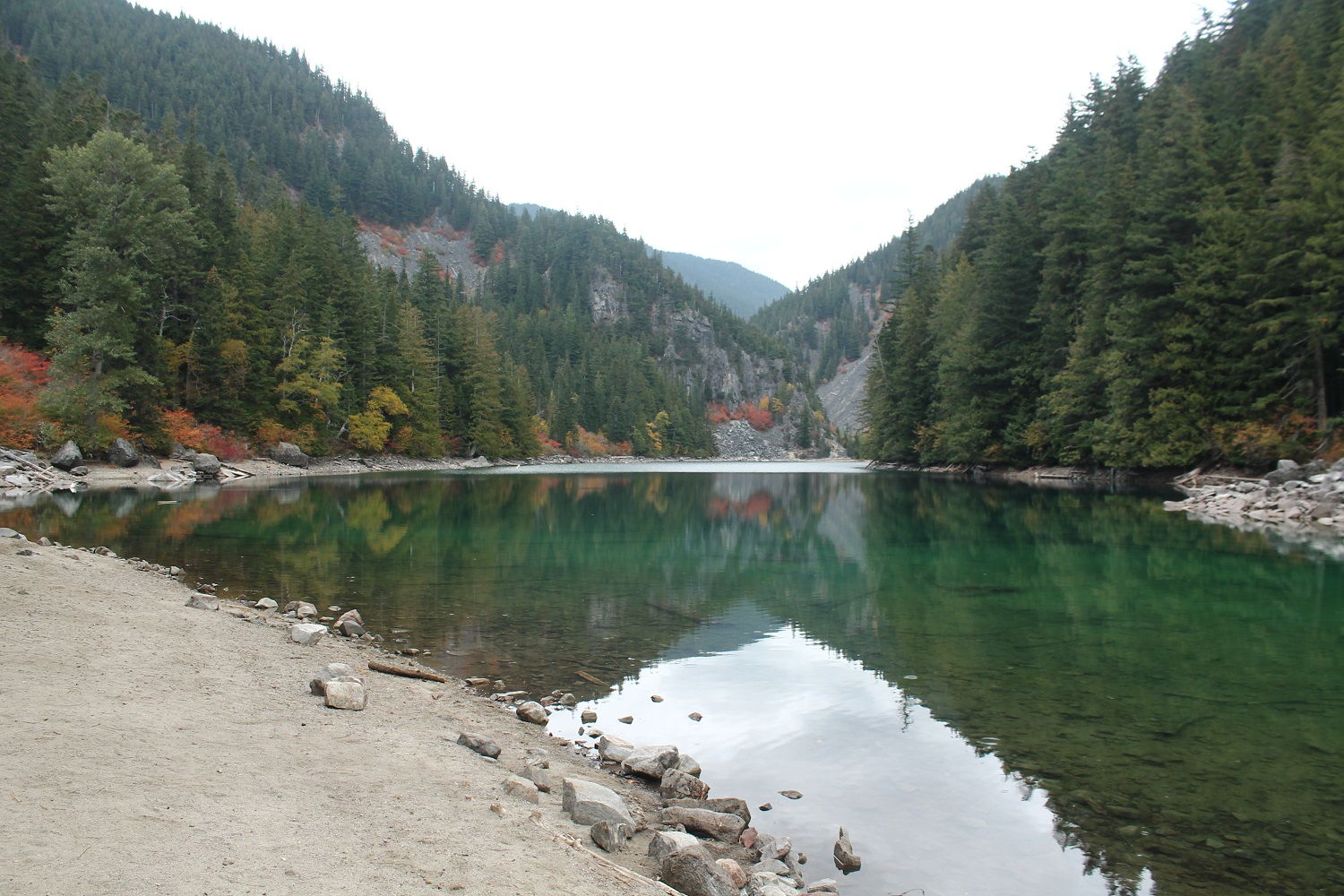 Lindeman Lake, Chilliwack Lake, Bridal Falls