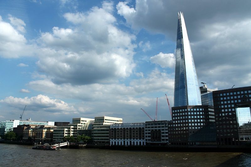 Pohľad na najznámejší mrakodrap v Londýne – The Shard
