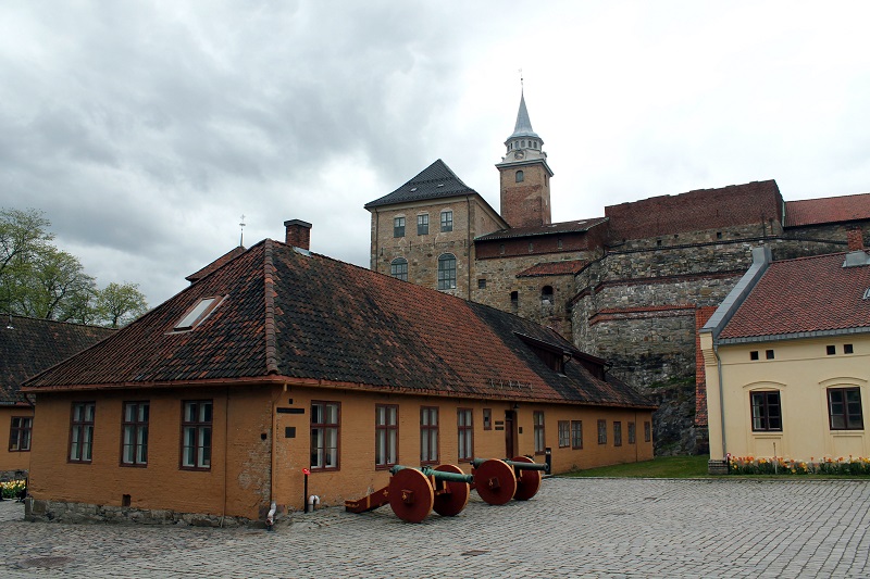 Prechádzka pri pevnosti Akershus