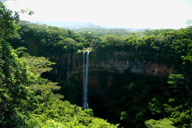 Vodopád Chamarel Waterfall