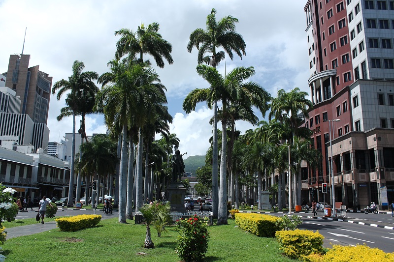 Hlavná ulica v centre Port Louis