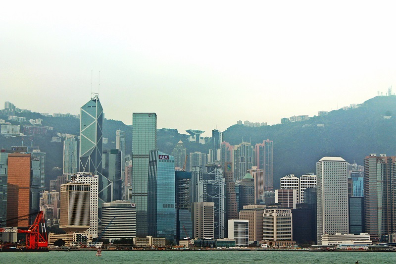 Výhľad na HongKong Island