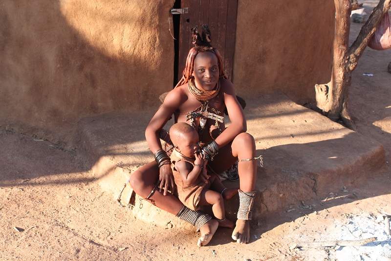 Žena z kmeňa Himba