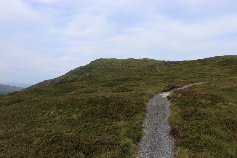 Po hrebeni na Årheimsfjellet