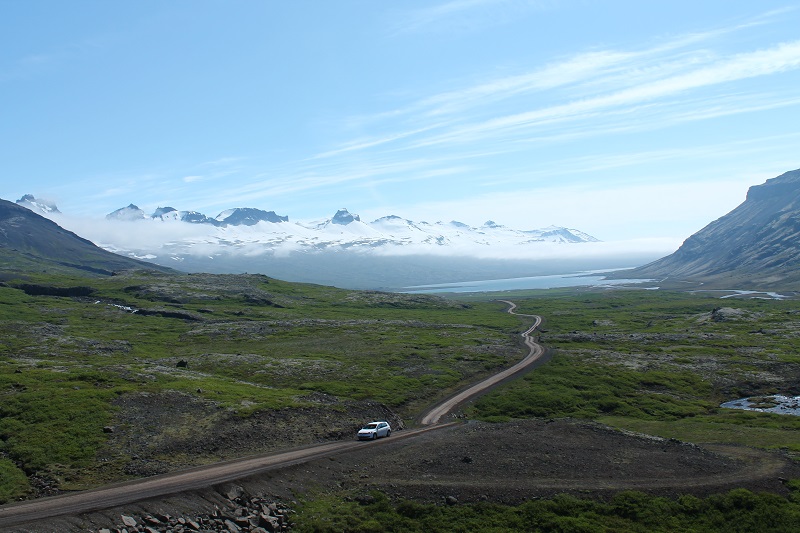 Cesta č.1 alebo tzv. ring road na východe Islandu