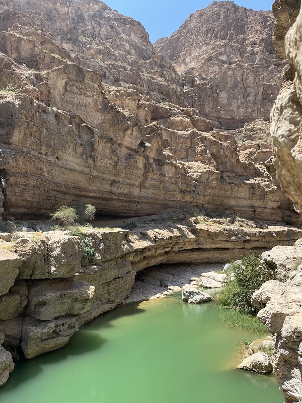 Cestou vo Wadi Shab