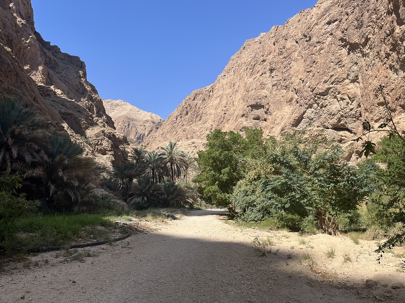 Široký vstup do wadi