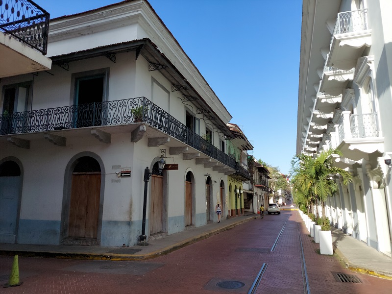 Veľa v budov v Casco Viejo je zrekonštruovaných