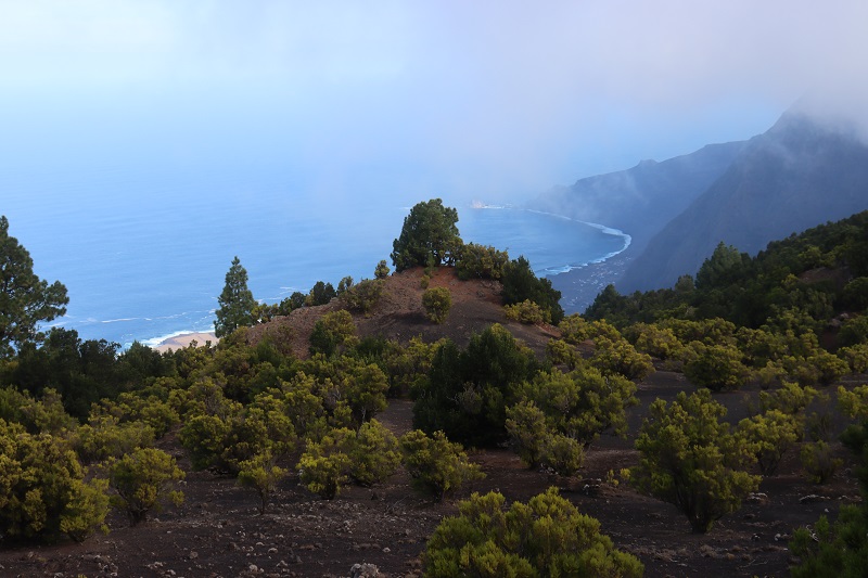 Výhľady cestou na Pico de Malpaso