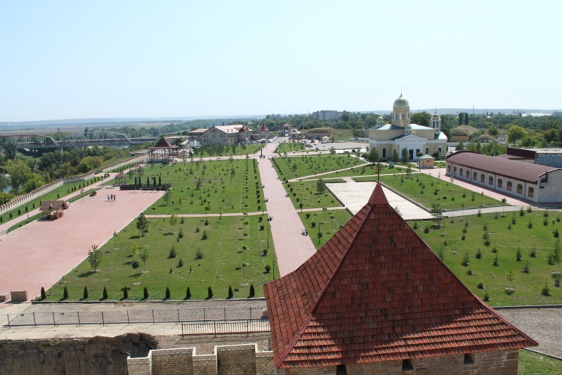 Výhľad z jednej z vežičiek