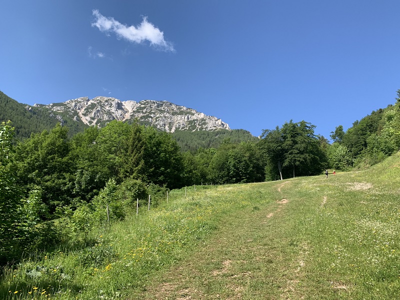 Zo začiatku sa nám Schneeberg zdá byť strašne ďaleko