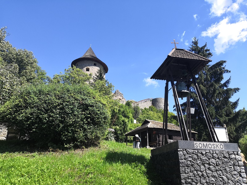 Hrad Šomoška – výhľad z maďarskej strany