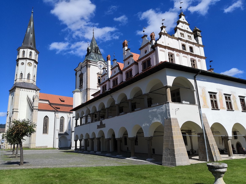 Levočská Radnica s Chrámom sv. Jakuba