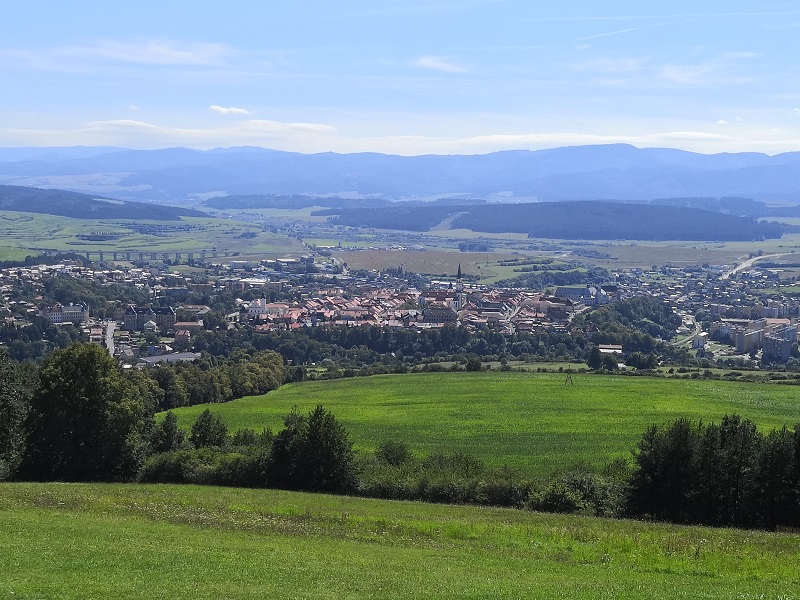 Výhľad na Levoču z Mariánskej Hory