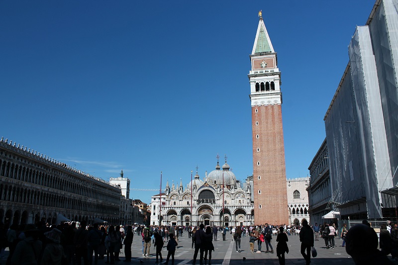 Piazza San Marco so zvonicovou vežou – Kampanilou