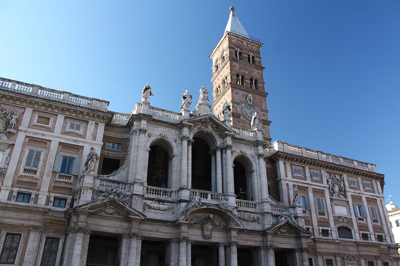 Priečelie Baziliky Santa Maria Maggiore