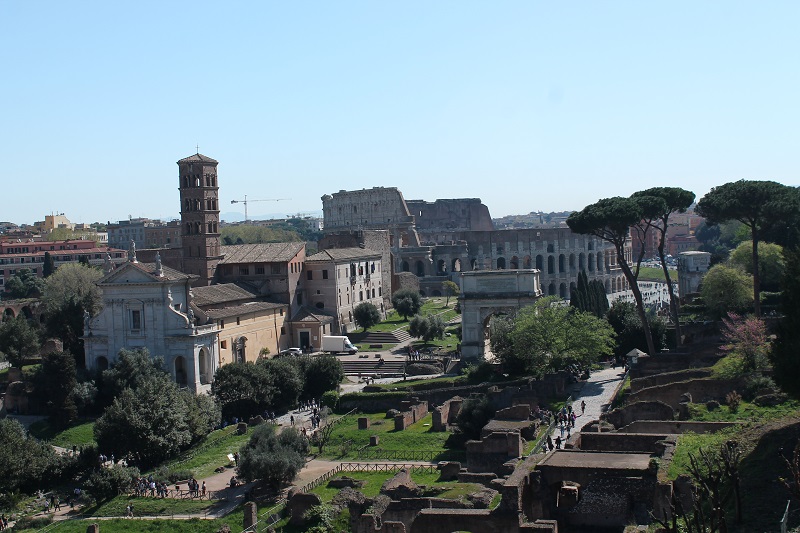 Výhľad z Pallatine Hill