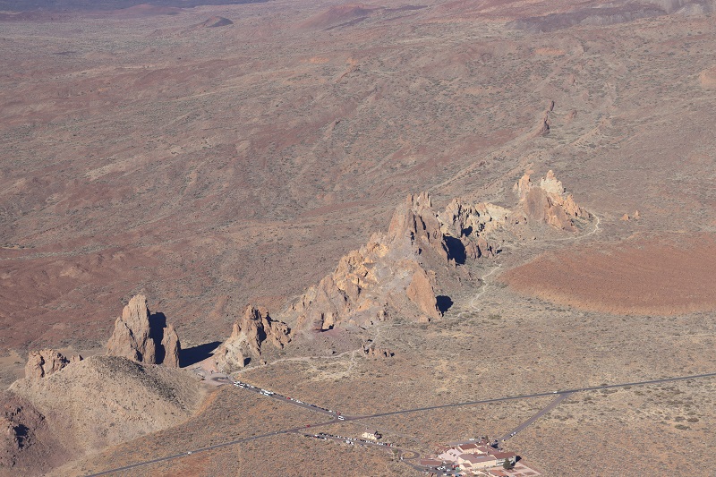 Roques de Garcia z vrchu Alto de Guajara